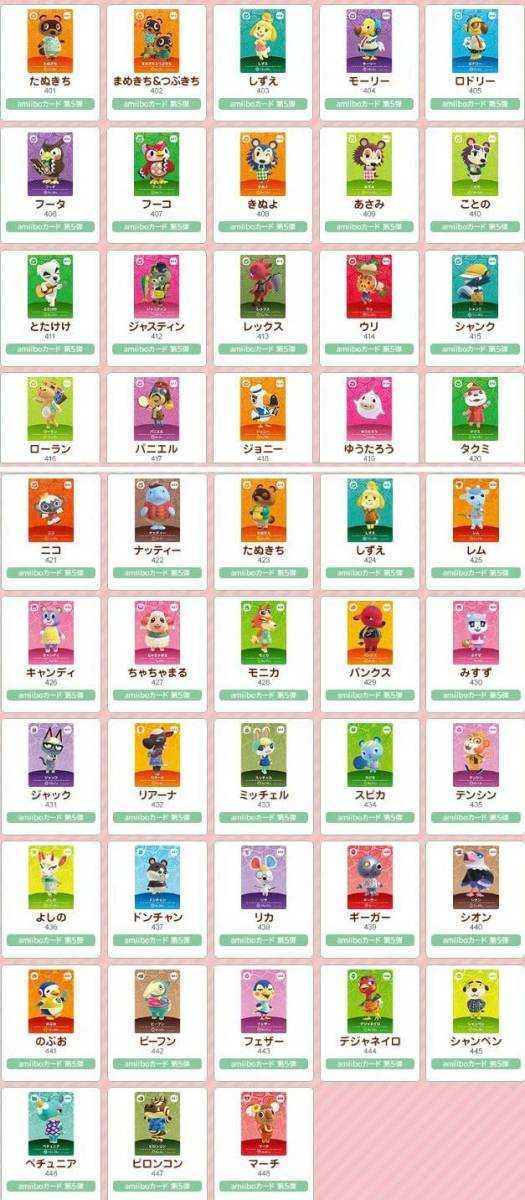 amiiboカード どうぶつの森 全弾フルコンプセット|Yahoo!フリマ amiiboカード どうぶつの森 全弾フルコンプセット|Yahoo!フリマ
