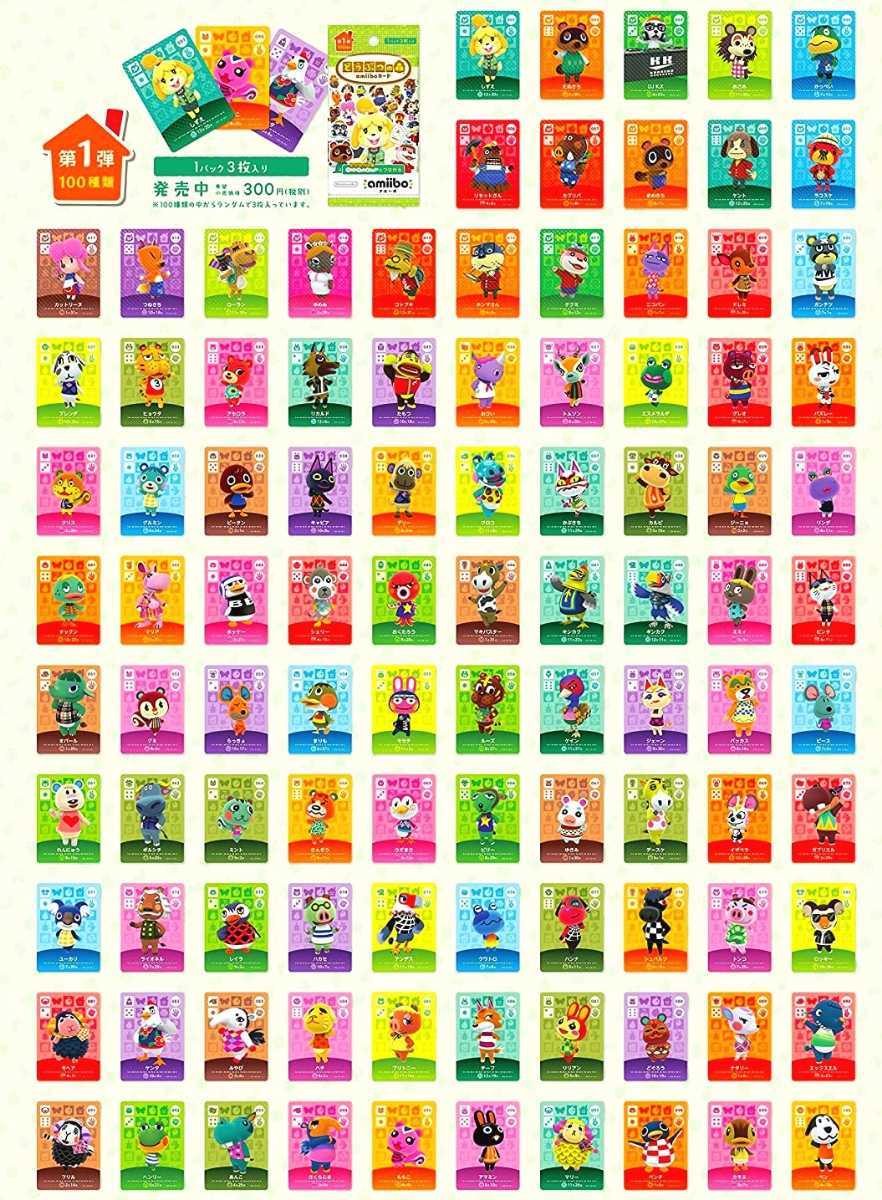 amiiboカード どうぶつの森 全弾フルコンプセット|Yahoo!フリマ amiiboカード どうぶつの森 全弾フルコンプセット|Yahoo!フリマ