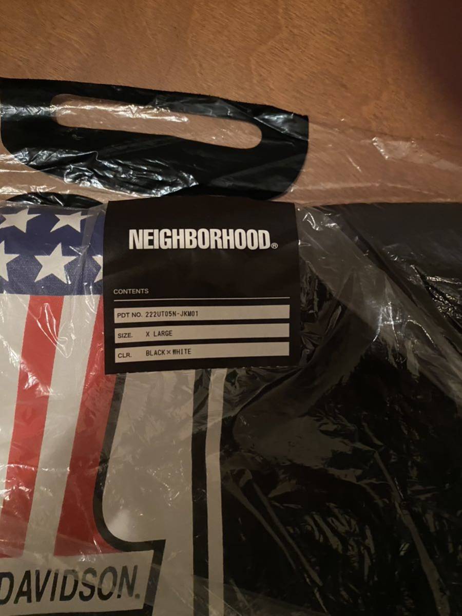 NEIGHBORHOOD ネイバーフッド×ハーレーダビッドソン NEIGHBORHOOD x HARLEY-DAVIDSON 22AW レーシングジャケット ホワイト XLサイズ_画像5