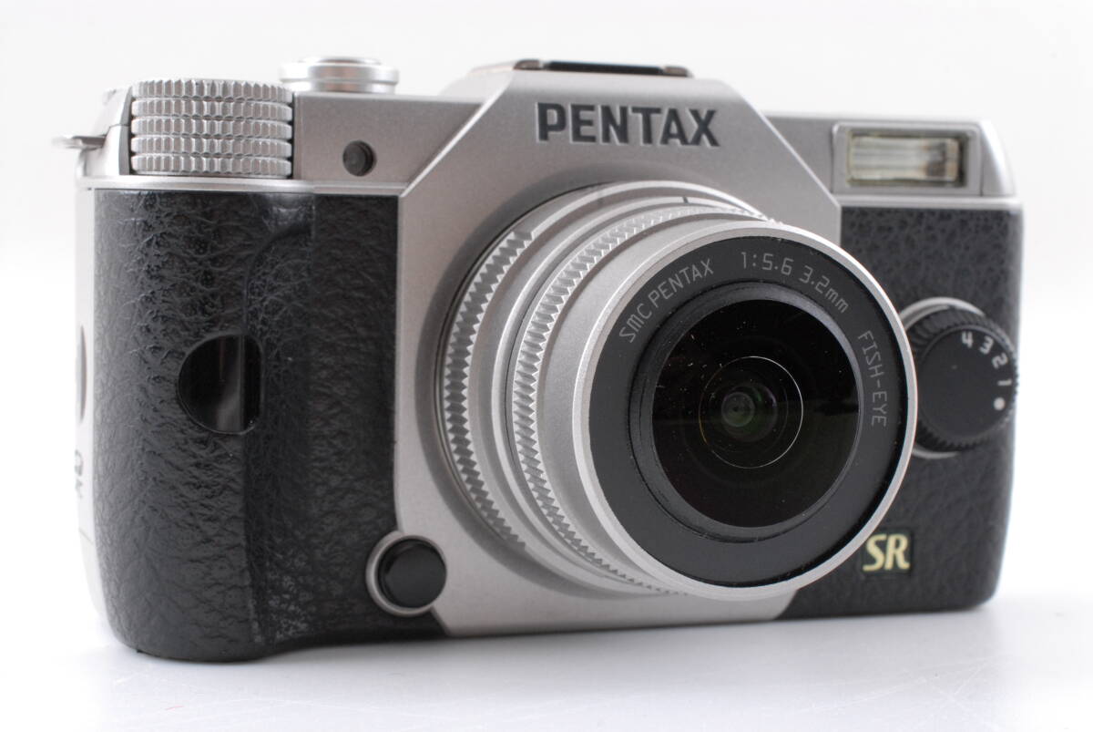 【超美品 保障付 動作確認済】Pentax ペンタックス Q7 ミラーレス デジタル 一眼 カメラ + 03 Fish Eye フィッシュアイ レンズ 他 #Q6419の画像3