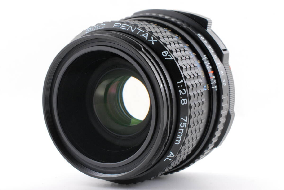 【超美品 保障付 動作確認済】 SMC PENTAX 67 75mm F2.8 AL Aspherical Lens With Hood 6x7 67ii #Q6267_画像3