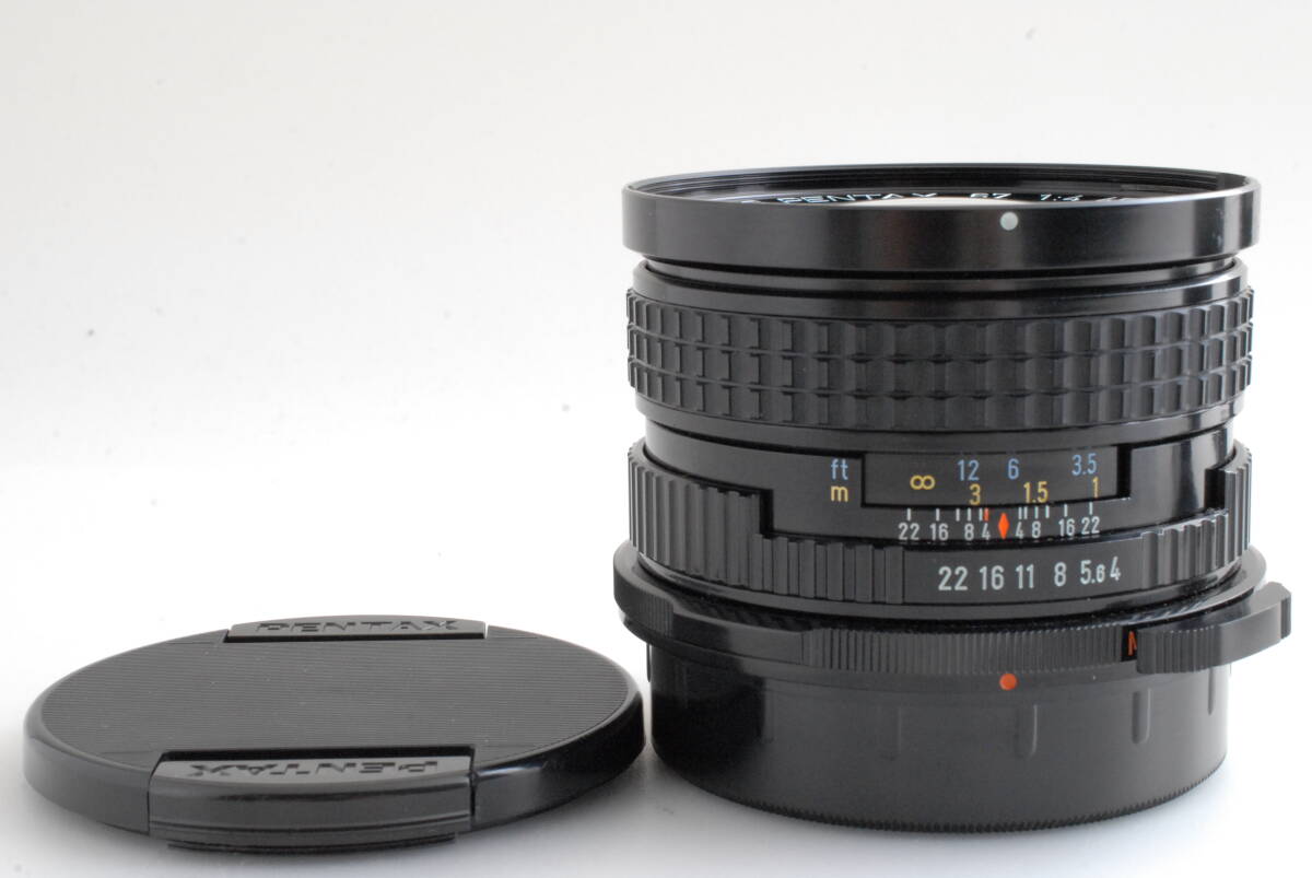 【美品 保障付 動作確認済】 Pentax SMC 67 45mm f/4 Late Model Lens ペンタックス 中判 フィルム カメラ 6x7 67 67II 用 レンズ #Q6836_画像2