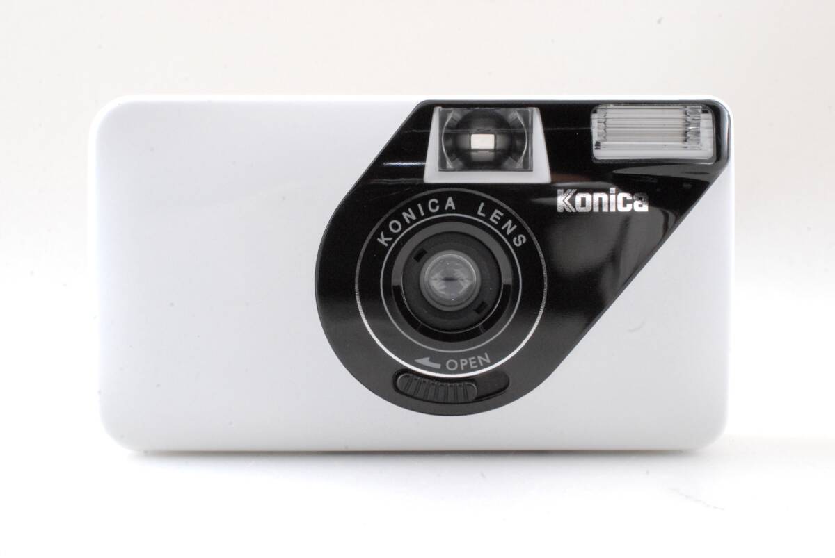 【レア 美品 保障付 動作確認済】 Rare White Konica K-Mini 35mm Point & Shoot Film Camera コニカ コンパクト フィルムカメラ #Q5407