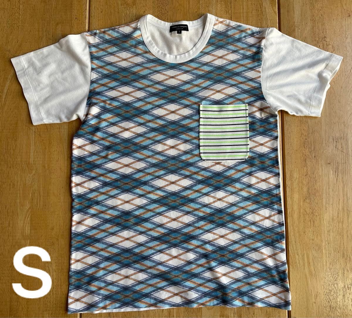 コムデギャルソンオムプリュス デザイン　半袖Tシャツ　Sサイズ