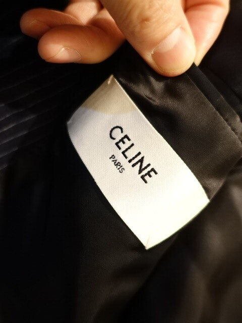 CELINE stripe tailored jacket da Brunei Be regular goods unused size 36 901E 2V620 07MR