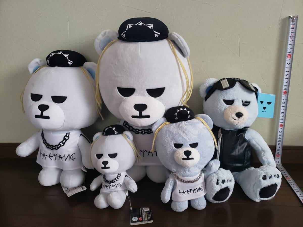 【送料無料】KRUNK　BIGBANG ぬいぐるみ　約40cm　５セット_画像1