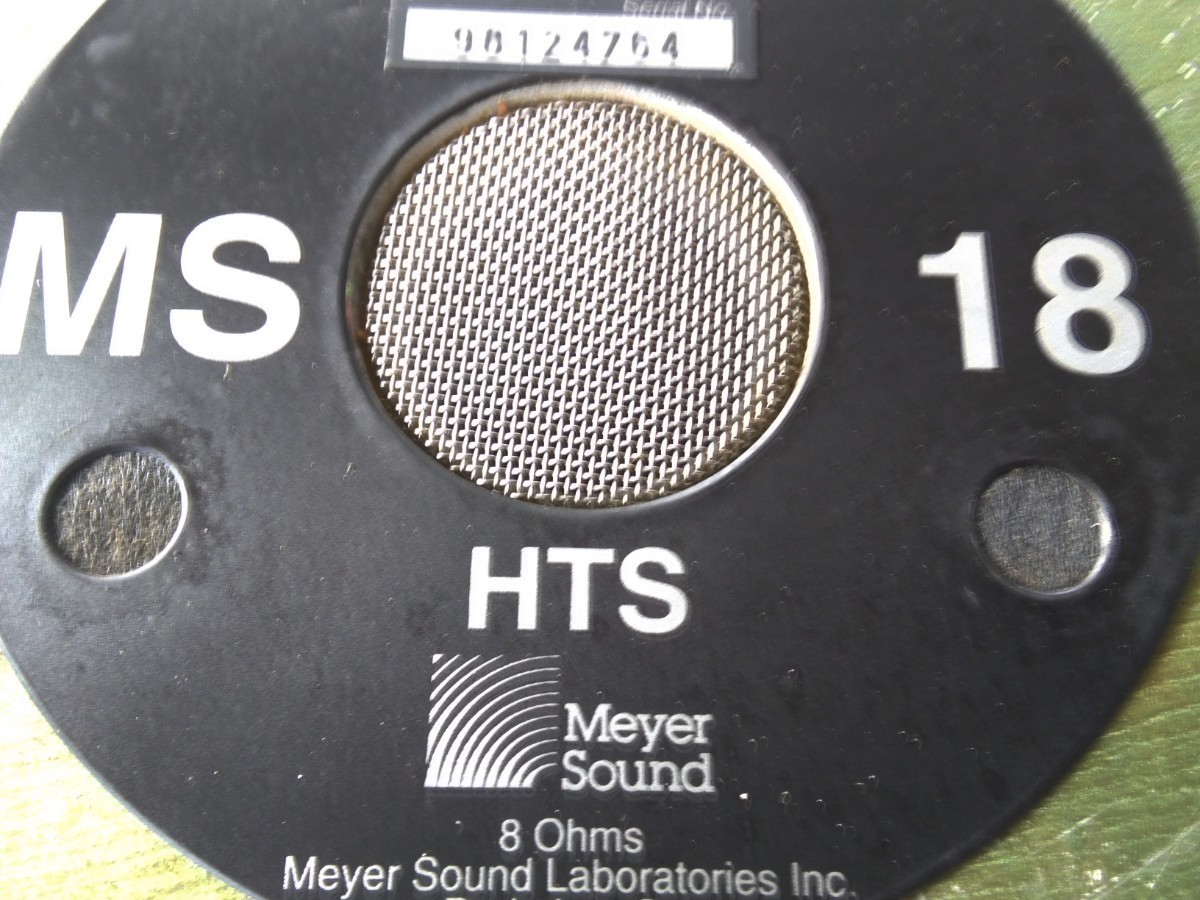 *PA機器　メイヤーサウンドMeyer Sound 　18インチ　Lowユニット　 MS18 1台 その④　動作品　中古_画像3