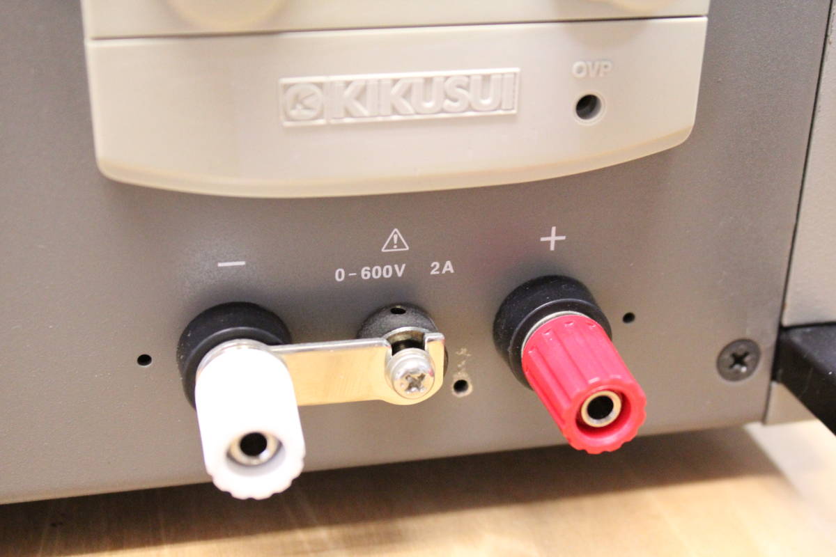 動作品 PAN600-2A 定格出力確認済 直流安定化電源 KIKUSUI 菊水 キクスイ 　　　　　管k550190w998k1_出力接地ショートバー付
