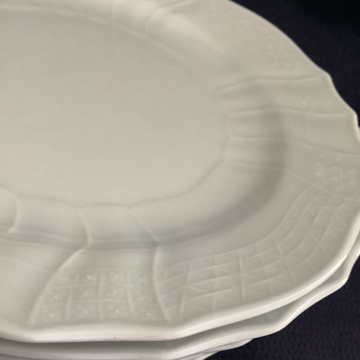 フッチェンロイター 25㎝プレート皿 6枚 ベッキオホワイト 大皿 洋食器 _画像9