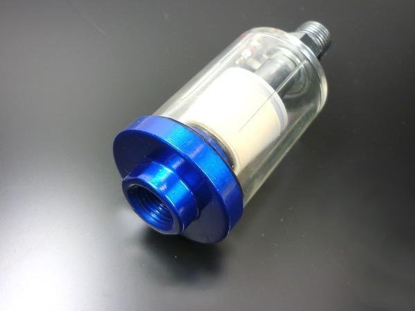 送料無料 簡易型 ウォーターセパレーター 青 エアーフィルター 水分除去 エアーツール/14_画像3