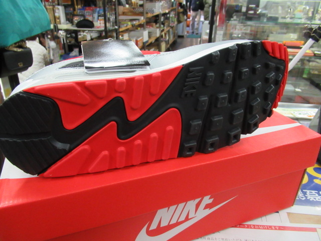 税込♪◆新品◆NIKI AIR MAX 90/ナイキ エアマックス90◆シルバー/レッド/ブラック◆US10.5/28.5cm◆DX4233-001◆スニーカー_画像8