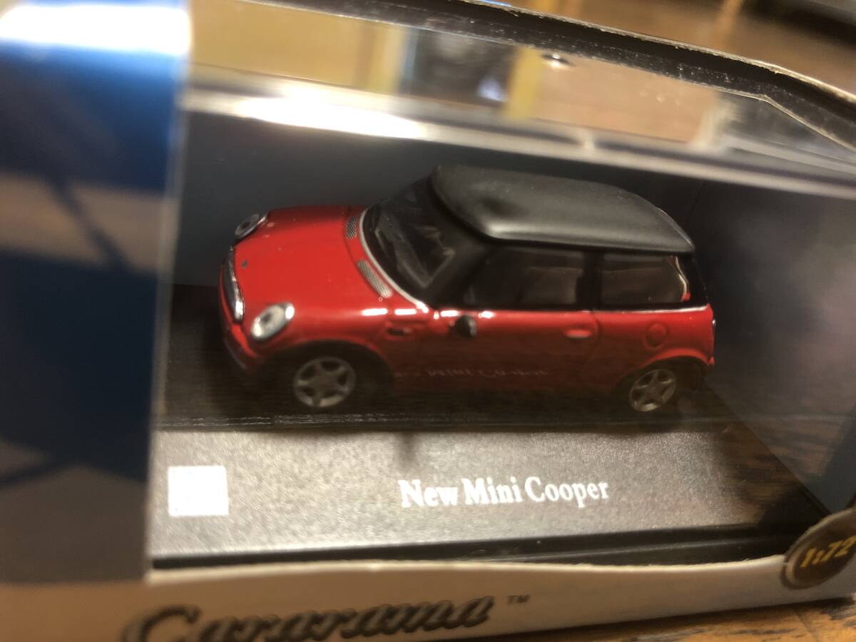 １/72　ミニクーパー Mini Cooper　ホンウェル HONGWELL カララマ Cararama　車体：赤 レッド　屋根：黒 ブラック　未開封 ダイキャスト ②_画像2