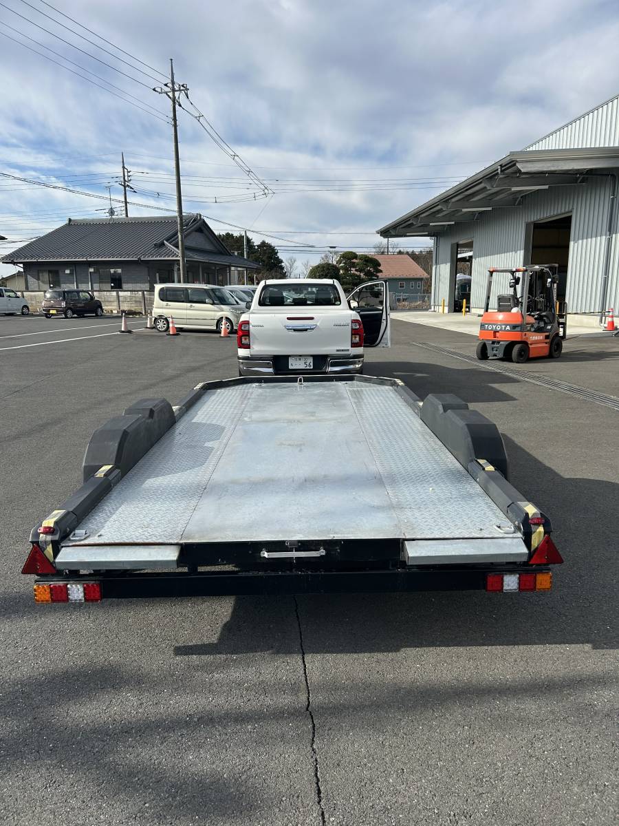  in-vehicle trailer loading car 