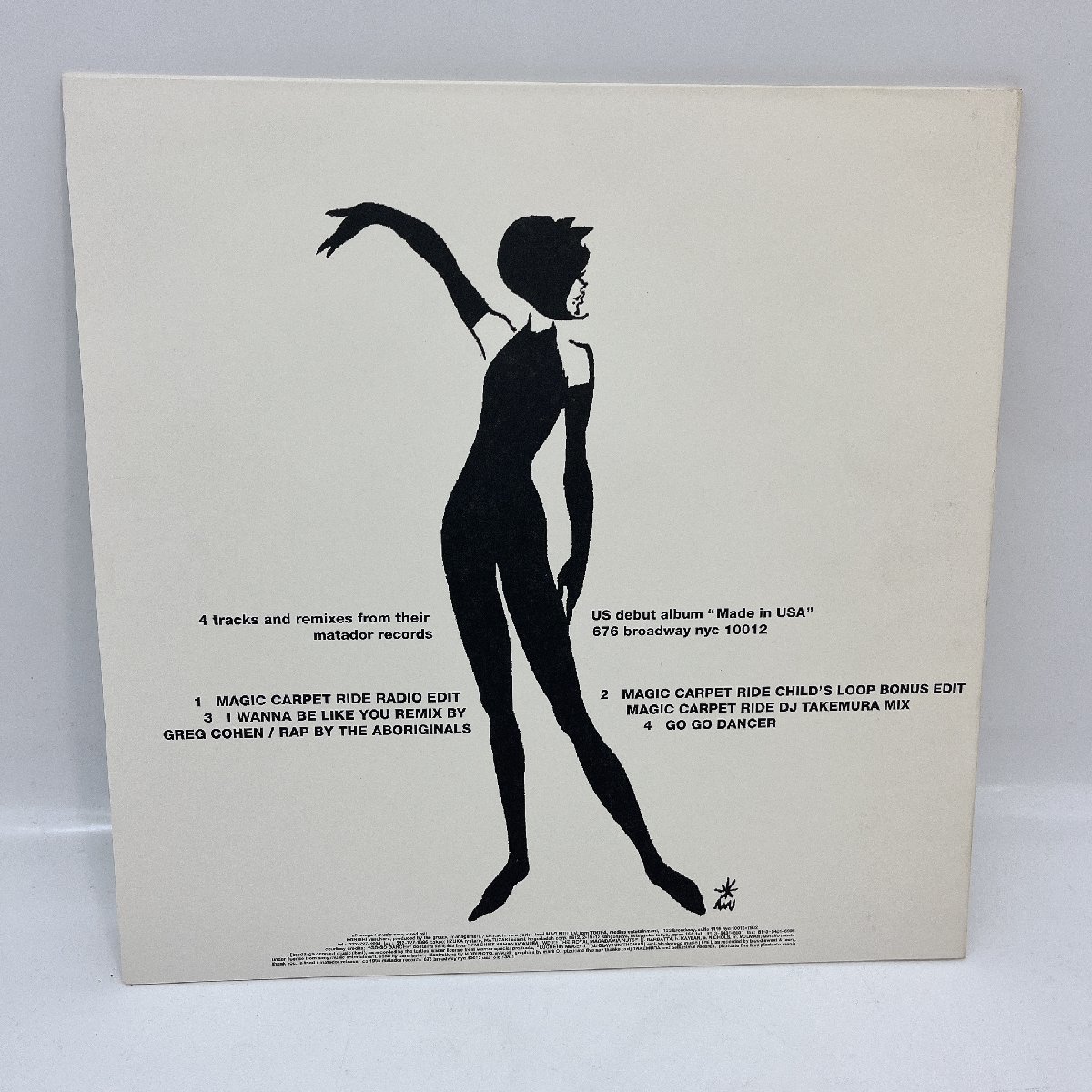 1943【ピチカート・ファイブ】 PIZZICATO FIVE レコード盤 QUICKIE EP USデビューアルバム 小西康陽 野宮真貴_画像2