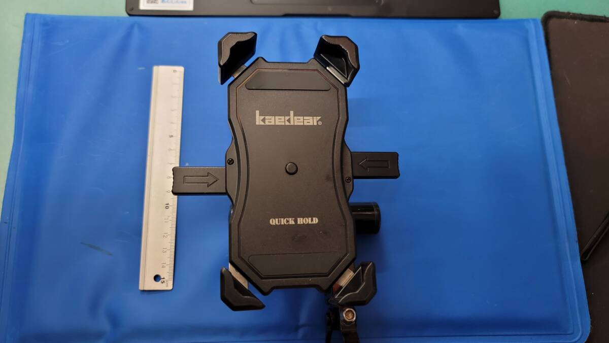 【中古】 Kaedear スマホホルダー KDR-M11C 対応径φ22.2mm, φ31.8mmの画像1
