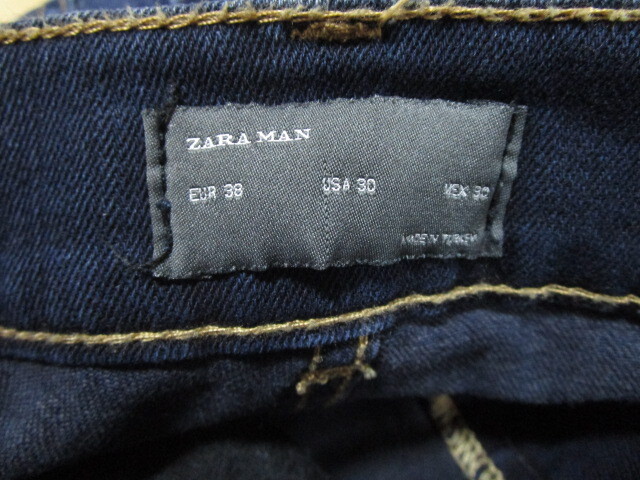 ZARA MAN　ザラマン　スリムスキニーデニム☆バイカー　ジャバラ_画像7