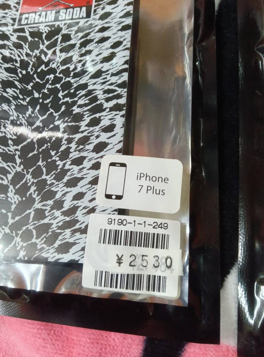 7Plus用 iPhoneケースCREAMSODA IPhoneケースクリームソーダピンクドラゴンブラックキャッツマジックブルーエンジェルの画像3