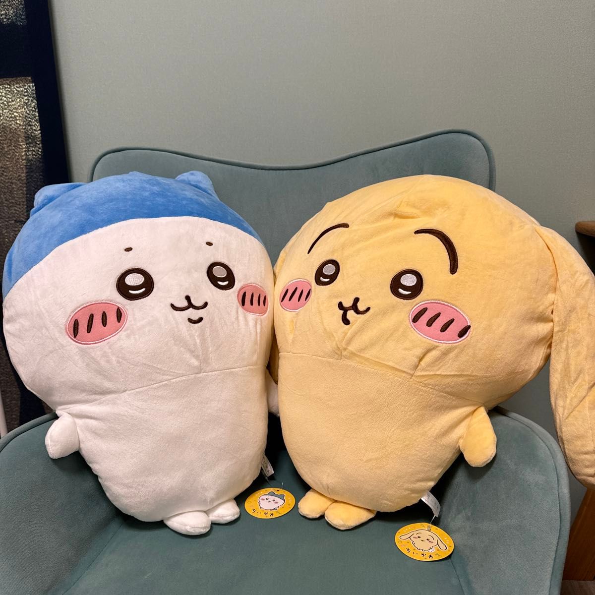 新品 ちいかわ 垂れ耳なうさぎ超BIG スポーツ刈りなハチワレ超BIG ぬいぐるみ 新品 ちいかわ 垂れ耳なうさぎ超BIG スポーツ刈りなハチワレ超BIG ぬいぐるみ