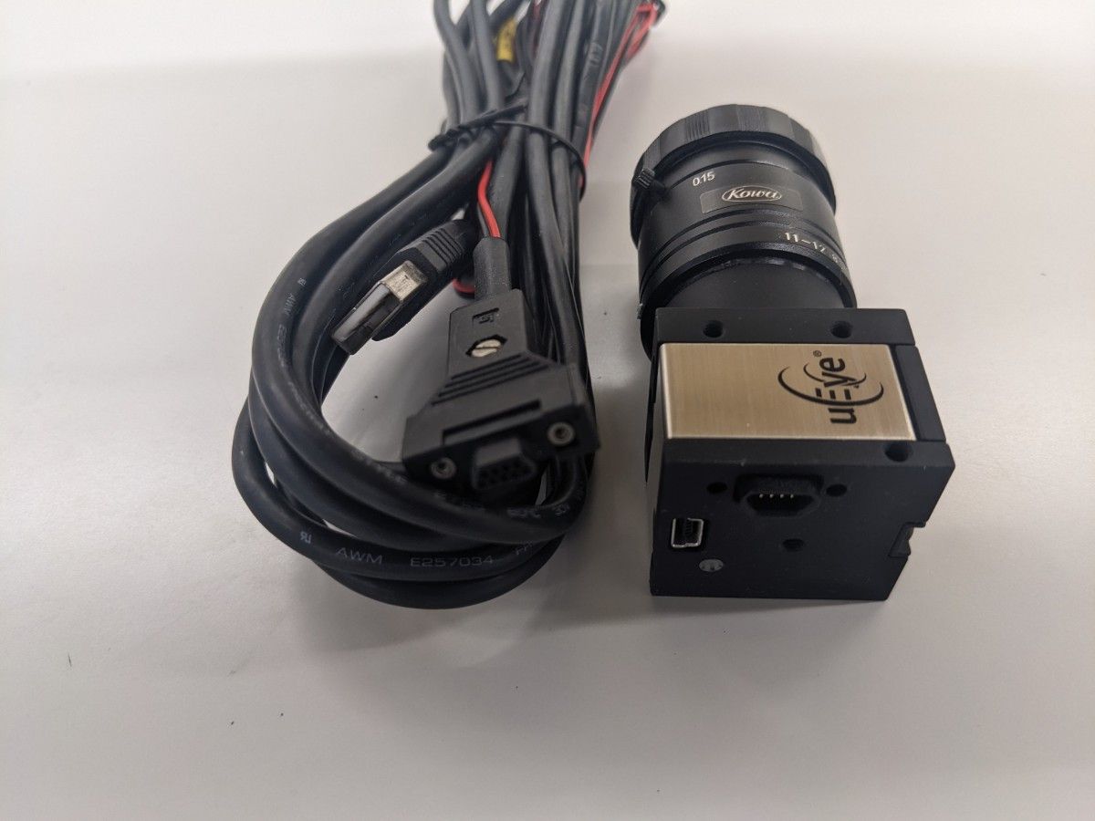 IDS 産業用 カメラ UI-1220SE-C-HQ R2 / LM12JC1MS C-Mount レンズ / 専用ケーブル