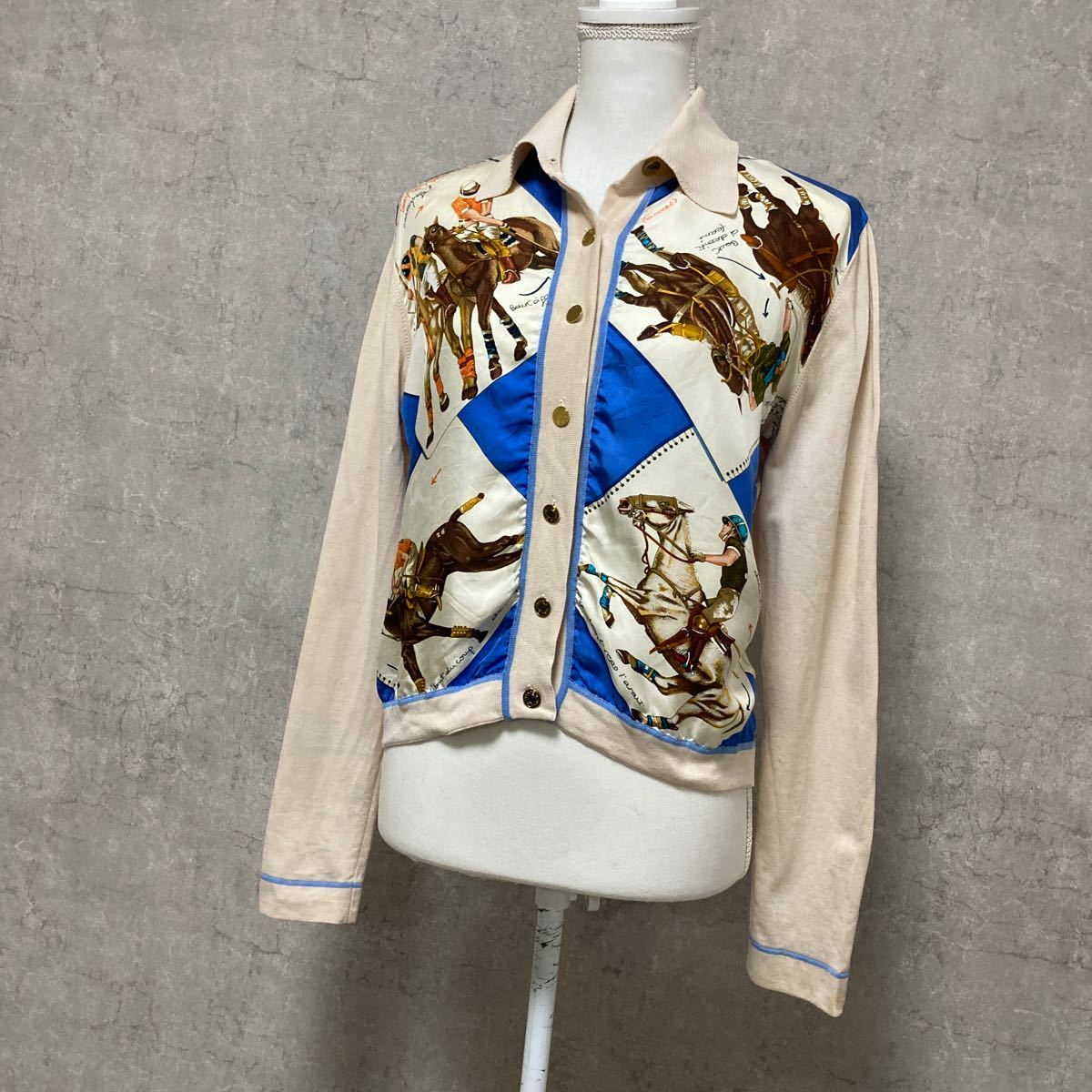 エルメス HERMES ヴィンテージ スカーフ柄 馬柄 ホース柄 エルメス HERMES ヴィンテージ スカーフ柄 馬柄 ホース柄