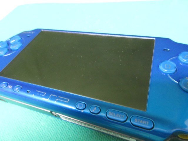 《ジャンク》　PSP本体　PSP3000　ブルー　本体のみ　動作未確認　③_画像4