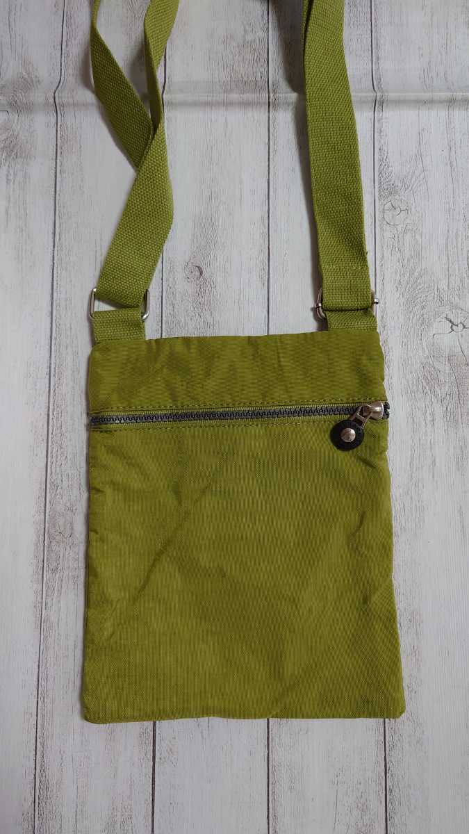  shoulder bag bag water-repellent light square walk green nylon travel 