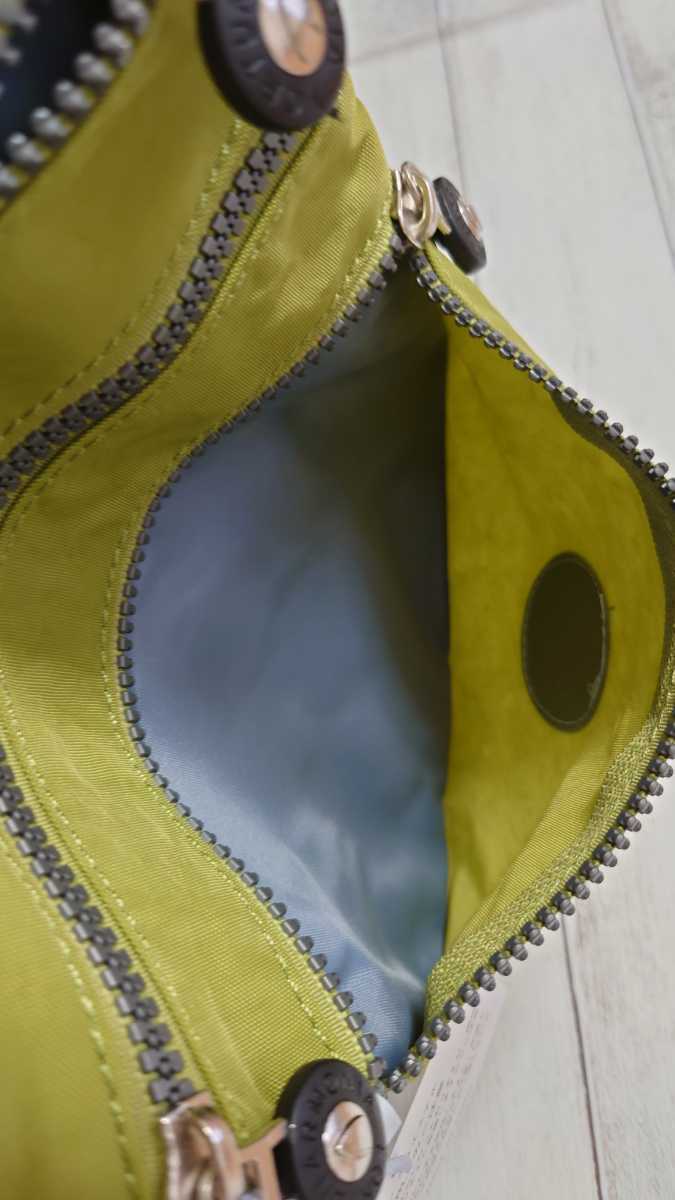 shoulder bag bag water-repellent light square walk green nylon travel 
