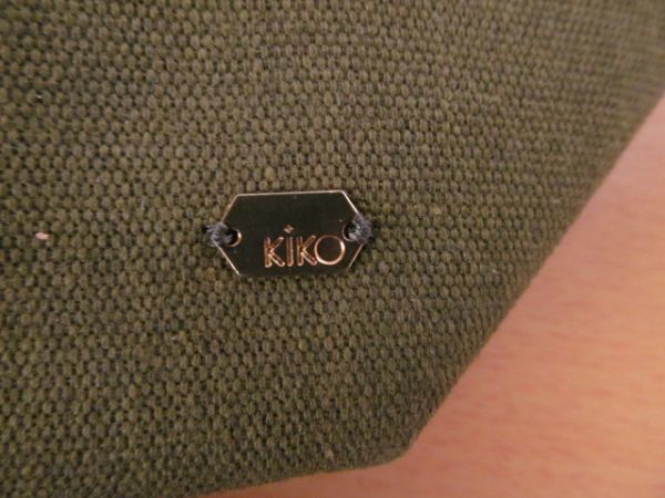 (56246)KIKO　キコ　レディース　ハンドバッグ　トートバッグ　ミニ　フリンジ　カーキ　USED_USED