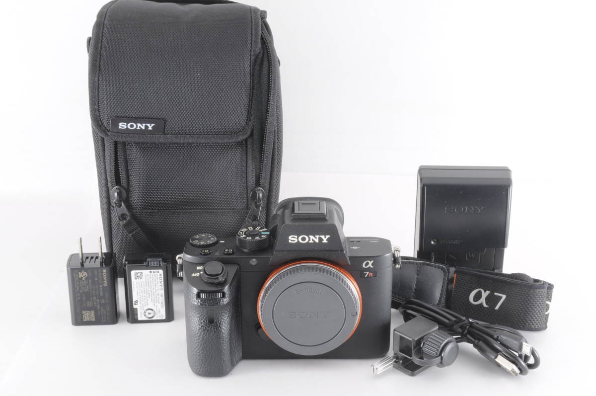 【良品】SONY α7R II ILCE-7RM2 レンズケース・保護シート付き カウント 5.3万回 （管理#15)