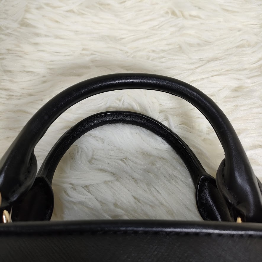 極美品 MICHAEL KORS マイケルコース レザー 2WAY ハンドバッグ ショルダー 肩掛けかばん レディース ブラック系 30F1G9CS1L