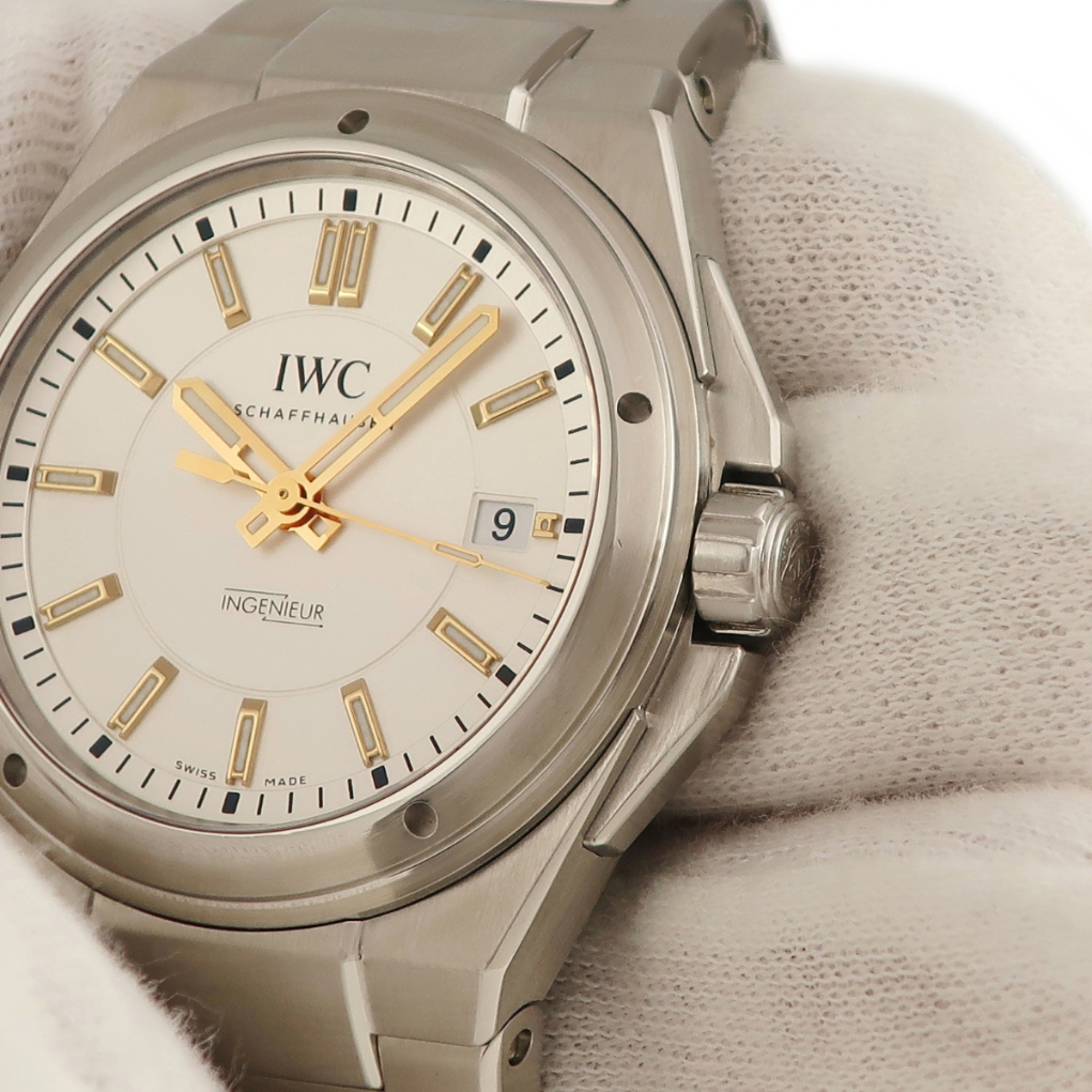 [3 год гарантия ] IWC Ingenieur автоматический IW323906 in Junior балка выдерживающий .2013 год самозаводящиеся часы мужские наручные часы 