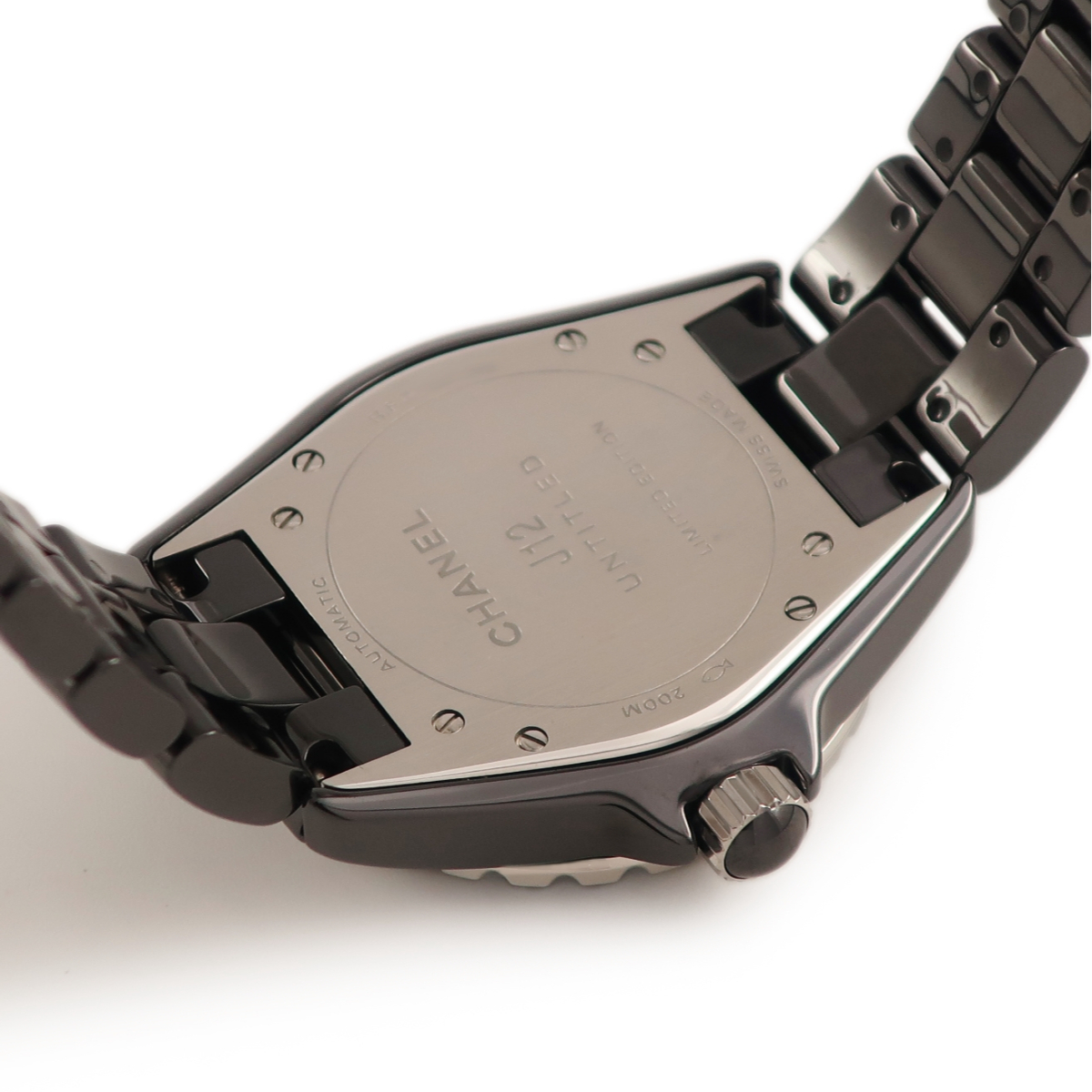 【3年保証】 シャネル J12 アンタイトル H5581 黒セラミック 限定 自動巻き メンズ レディース 腕時計_画像2