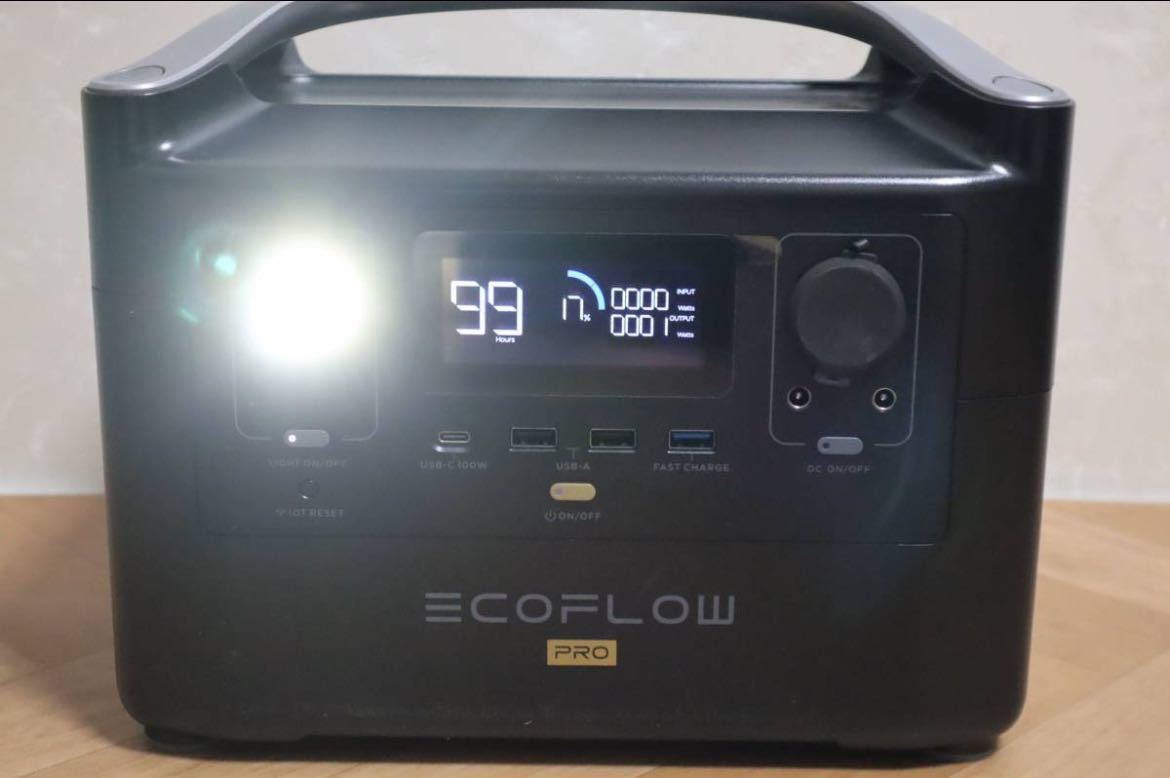 【訳あり】EcoFlow RIVER Pro ポータブル電源 リバープロ エコフロー アウトドア キャンプ 車中泊 防災_画像2