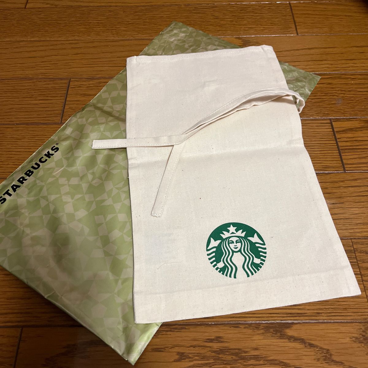 スターバックス　巾着　オーガニックコットン