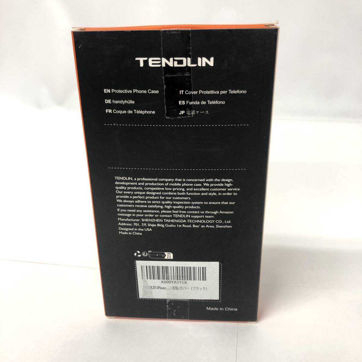 ★【在庫処分価格】TENDLIN iPhone X XS ケース スマホケース ブラック☆C02-220a_画像8