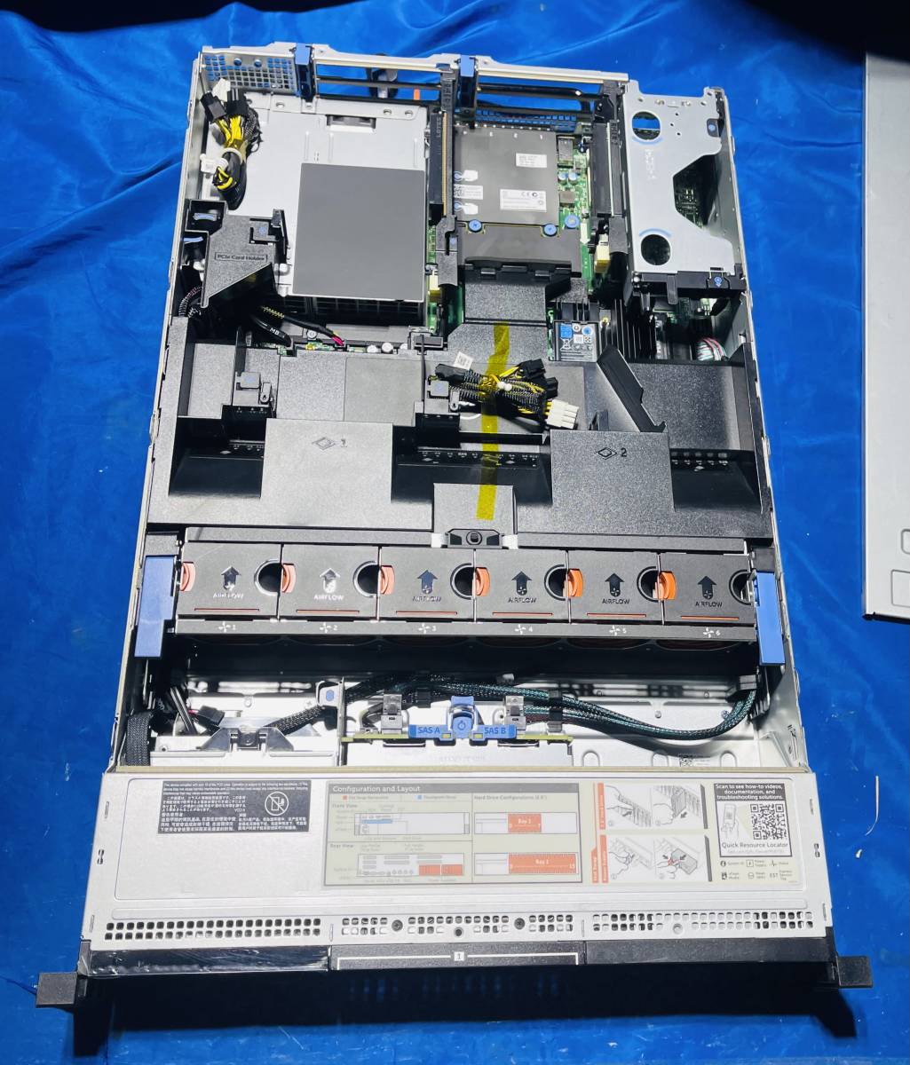 K60206209 DELL PowerEdge R730 1点※2.5インチHDD×8点搭載できる仕様【通電OK、本体のみ】_画像3