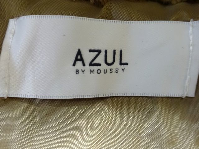 AZUL by moussy アズールバイマウジー/ジャケット/アウター/フェイクファー/フード付き/ブラウン 茶/Sサイズ/レディース_画像5