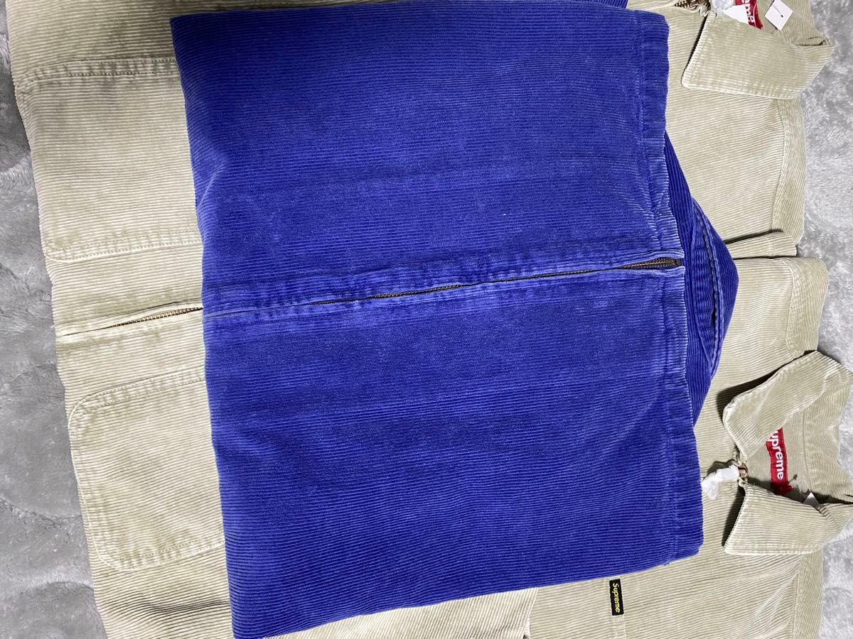 Supreme Washed Corduroy Zip Up Shirt Blue|Yahoo!フリマ(旧 Supreme Washed Corduroy Zip Up Shirt Blue|Yahoo!フリマ(旧