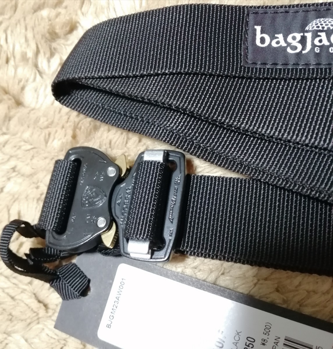 bagjack GOLF BJG Nylon Belt Cobra FM 25 ベルト ブラック_画像3