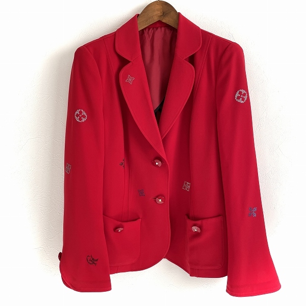 #ancita rear Italiya jacket 11 red studs lady's [855731]