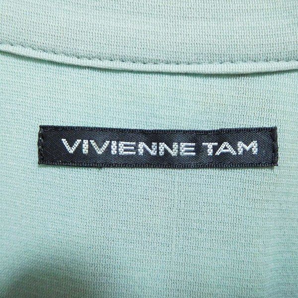 #snc ヴィヴィアンタム VIVIENNETAM ワンピース 0 水色 マルチ 半袖 花柄 刺繍 レディース [858410]_画像5