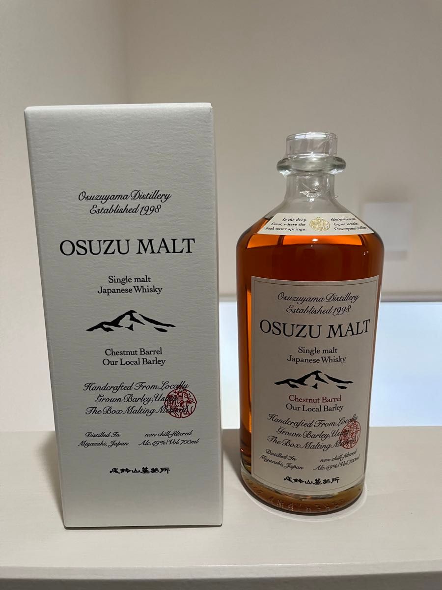 激レアウイスキー OSUZU MALT （オスズ モルト） Cedar Barrel 59% 700ml １本　カスクストレング