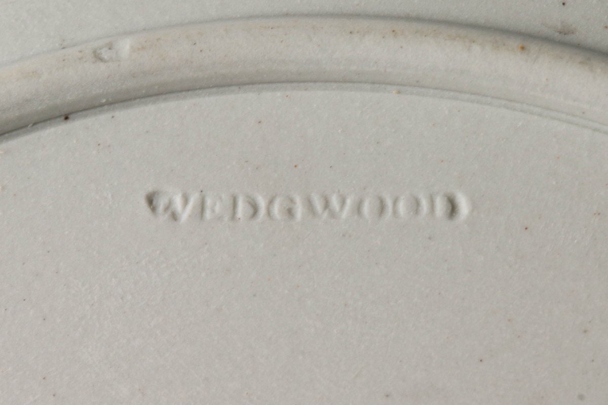 【佳香】WEDGWOOD ウェッジウッド ジャスパー プレート 皿 コバルトブルー 三客 本物保証_画像9