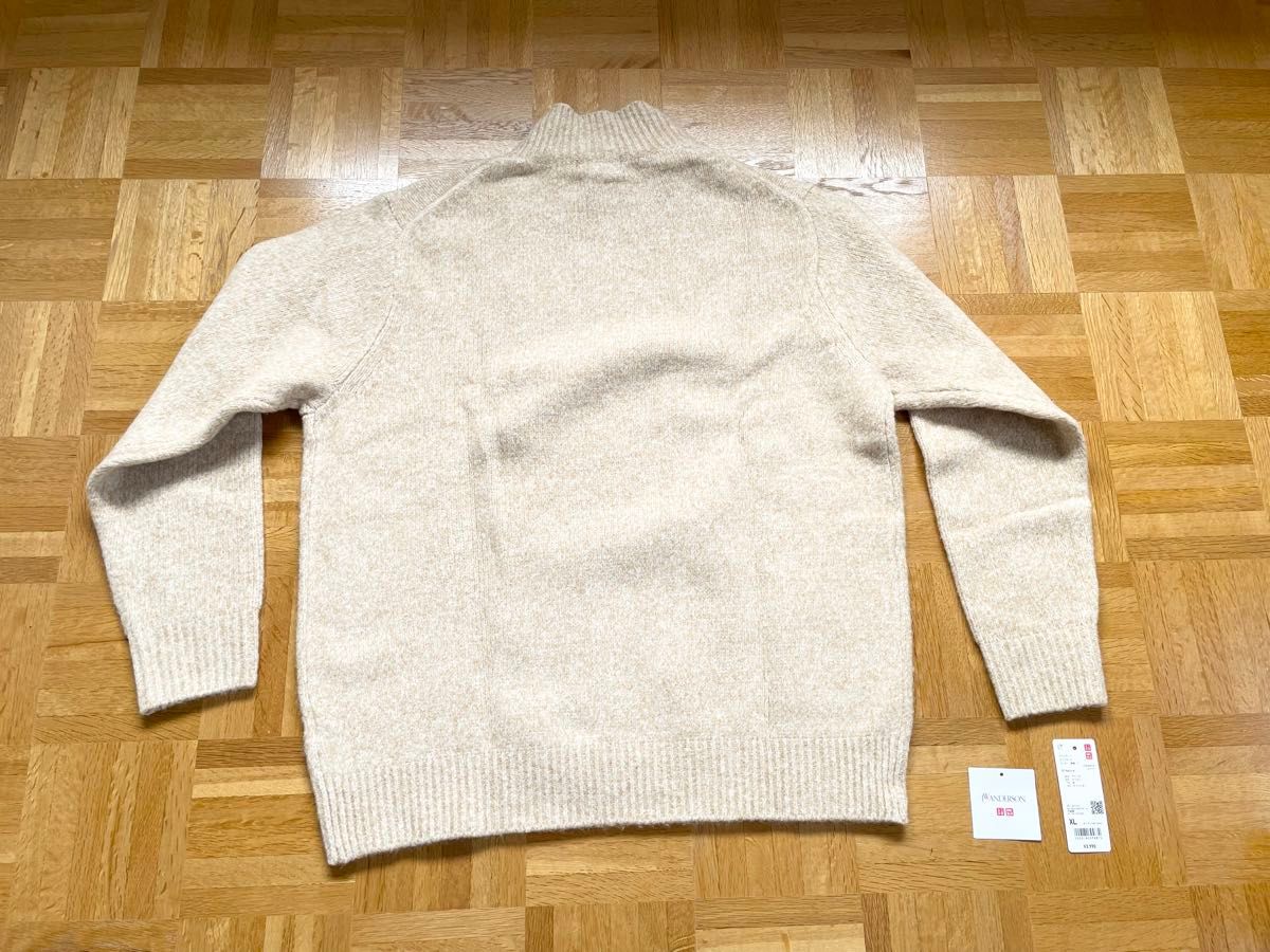 ユニクロ jw anderson  スフレヤーンモックネックセーター XLサイズ