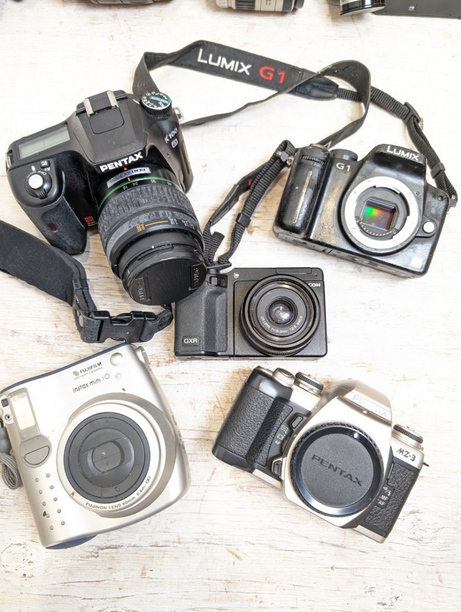 【まとめ】28点 カメラ レンズ まとめ売り PENTAX RICOH CANON SONY TAKUMAR レトロ カメラ ヴィンテージ 大量 フジフィルム_画像10