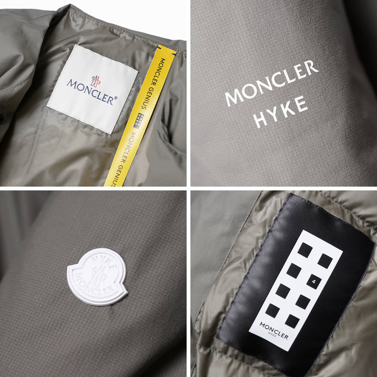 幻の国内正規ムベラニス■新品【4 MONCLER GENIUS HYKE 】モンクレールジーニアスハイクゴアテックスダウンコートジャケット0/S~XXXL/GORE