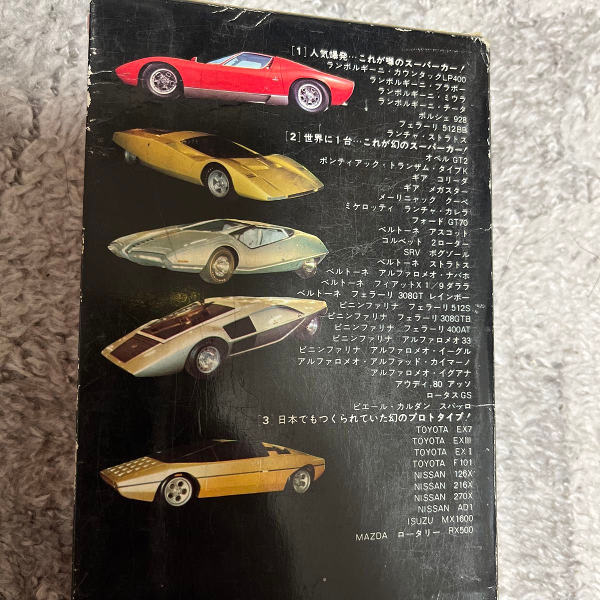 【絶版】二見書房　 ザ・スーパーカー THE SUPER CAR PARTⅡ当時物 カード式　昭和52年発行