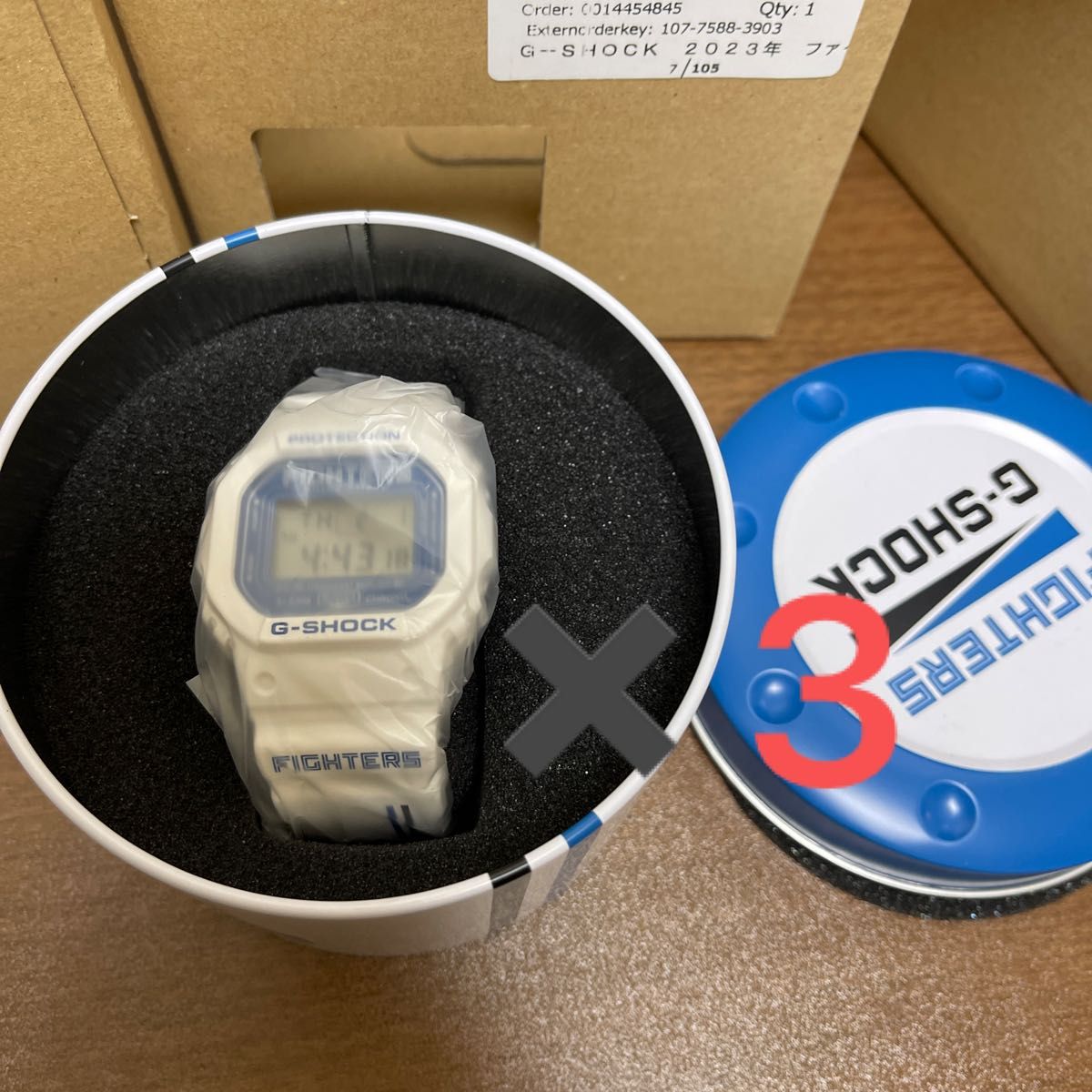 カシオ G-SHOCK 2023年 ファイターズモデル 腕時計 新品 3個 カシオ G-SHOCK 2023年 ファイターズモデル 腕時計 新品 3個