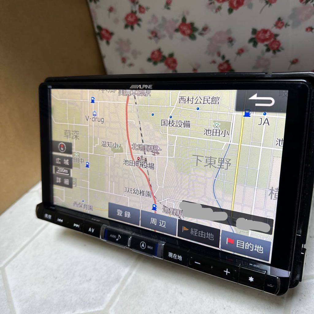 ■保証付動作■ 2018年地図◆ALPINE アルパイン　メモリーナビ X9S プリウス50用　9インチ◆Wifi/Bluetooth/フルセグ TV CD/DVD/SD/HDMI 2 _画像4