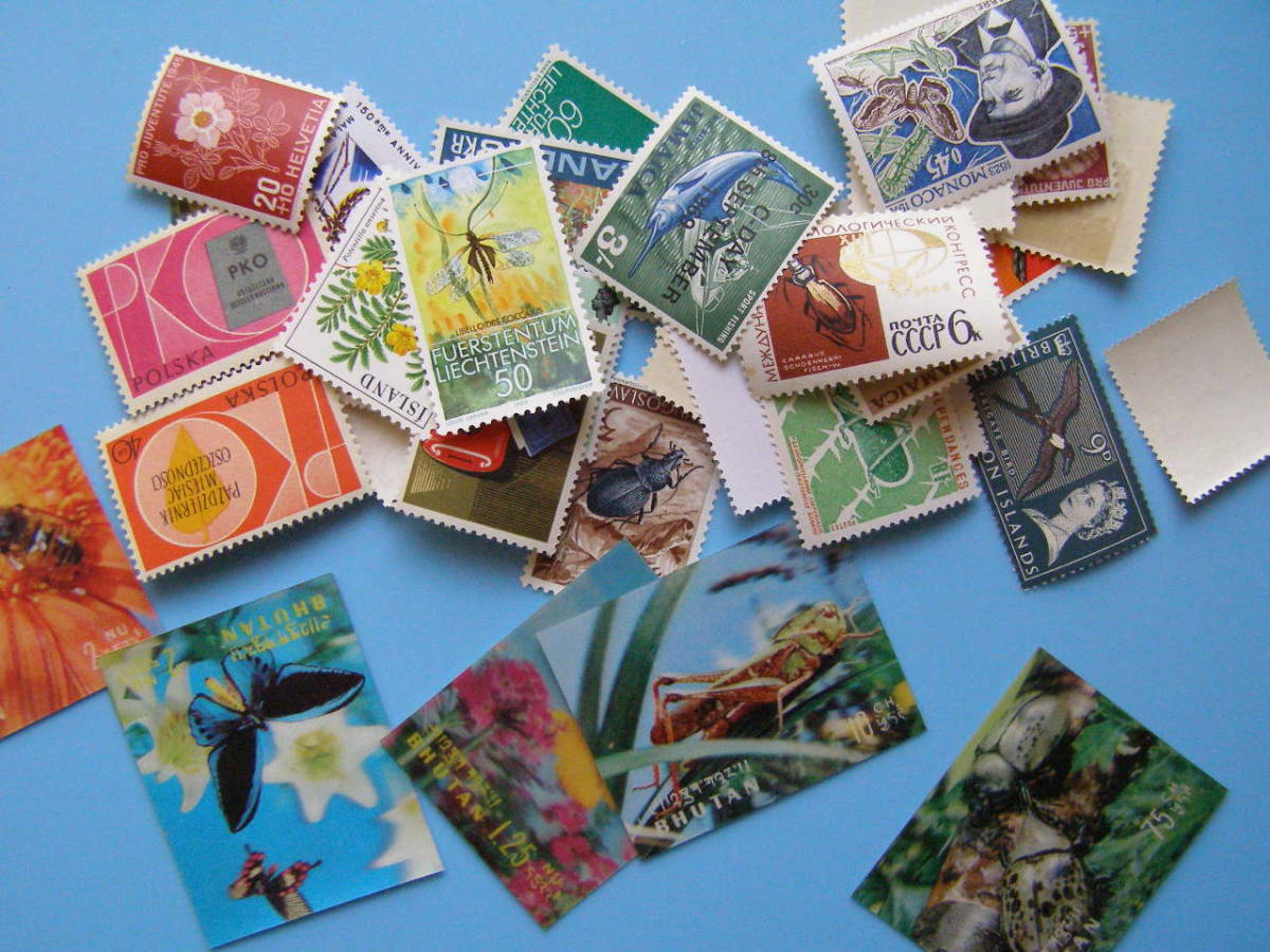 (1f402)793 切手 古い切手 海外 未使用 大量 たくさん まとめて 資料 コレクション_画像6